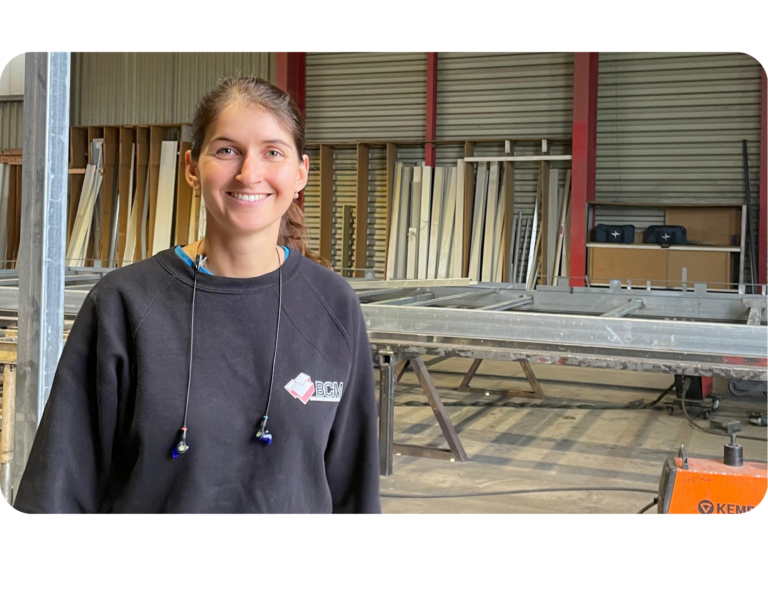 Andréa COCHARD à BCM Issoire / Atelier Construction modulaire